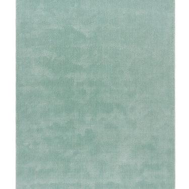 Guru Hush Aqua Turquoise Wool Viscose Modern Rug