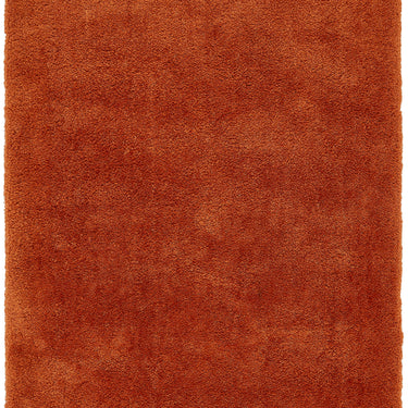 Lulu Soft Touch Plain Shaggy Rug in Spice