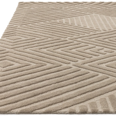 Hague Modern Hand Made Wool Rug in Taupe