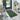 My Mat Forest Green Washable Non-Slip Polypropylene Shaggy Rug - X-Small 60x100 cm (2'x4')