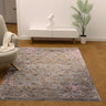 Soujorn Jebel Modern Traditional Bordered Floral Rug, Hall Runner in Multi Coloured - Medium 120x170 cm (4'x5'6")