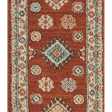 Cashmere 5567 Red Oriental Traditional Floral Kilim Hallway Runner Rug