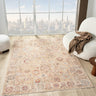 Alia 513A2 Short Pile Beige Cream Polypropylene Traditional Modern Rug - Medium 120x170 cm (4'x5'6")