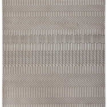 Origins Mamara Geometric Stripes Linear Modern Abstract Rug in Multi