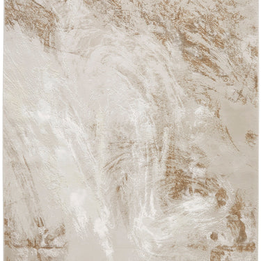 Santa Monica SMC101 Art Pictorial Beige Abstract Modern Soft Rug