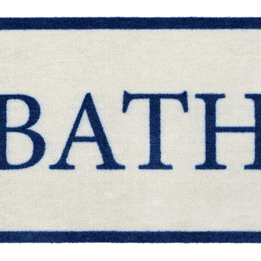 Dip and Drip Bathroom Simply Bath Washable Non-Slip Bordered Rug 50x75 cm