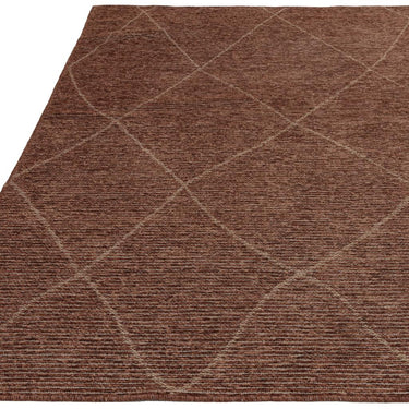 Mulberry Berber Rug Jute Chenille Modern Flatweave Non-Slip Rug