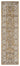 553A2 Classic Ochre Yellow Gold Traditional Vintage Textured Bordered Hallway Runner Rug