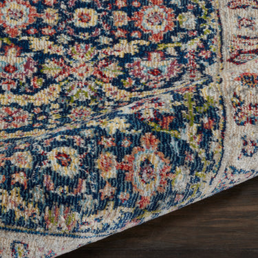 Nourison Ankara Antique ANR13 Multicolour Polypropylene Traditional Vintage Textured Rug