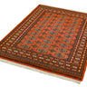 Bokhara Hand Made Rug Traditional Classic Wool Bordered Soft Rust Orange Rug - X-Large 180x270 cm (5'11"x8'11")
