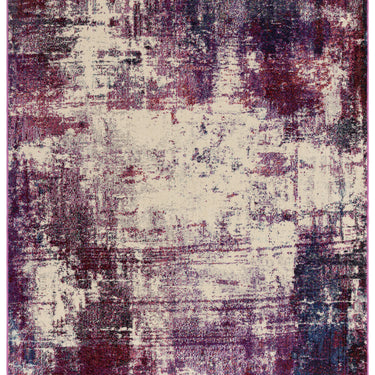 Colores Cloud Magenta CO08 Modern Abstract Rug in Purple Natural