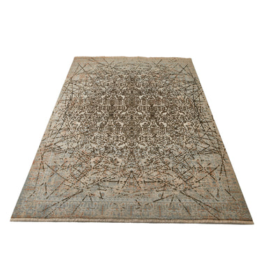 Consept Looms Emerald EMR102 Silky Mink Viscose Traditional Abstract Rug