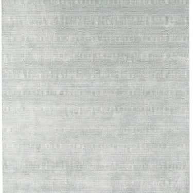 Asiatic London Darcy Stone Blue Striped Luxury By Katherine Hand-Woven Wool Viscose Geometric Rug
