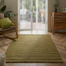 Jute Seagrass Pitloom Hand Woven Natural Green Fibres Braided Reversible Rug in Medium Size 120 x 170 cm