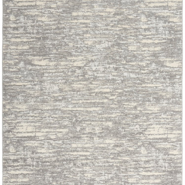 Calvin Enchanting ECH03 Grey Beige Polypropylene Abstract Modern Rug