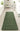 My Mat Forest Green Washable Non-Slip Polypropylene Shaggy Rug
