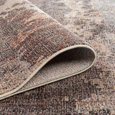 Alia 887AJ Short Pile Cream Rose Polypropylene Traditional Abstract Hallway Runner Rug