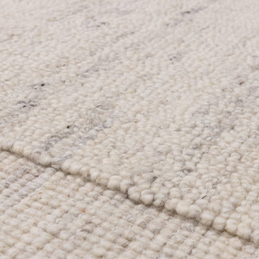Larson Braided Hand Woven Natural Undyed Wool Border Ivory Rug