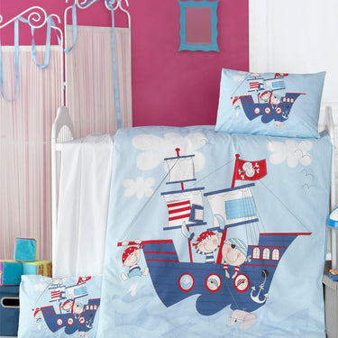 Baby Boy & Girl Soft Comfort 100% Cotton Bedding Set Duvet Cover + Pillowcase