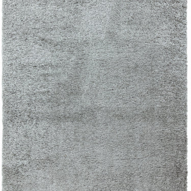 Payton Shaggy Rug Soft Fluffy Living Room Bedroom Silky Shimmer Silver Rug
