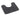 Dip and Drip Buddy Bathroom Toilet Charcoal Grey Washable Non-Slip Polypropylene Shaggy Bath Mat - Pedestral 50x45 cm