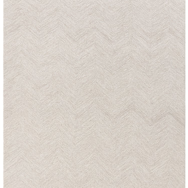 Asiatic London Theodore Contemporary Blend Hand-Tufted Chevron Sand Handmade Wool Textured Rug