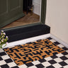 My Printed Coir Maze Non-Slip Abstract Striped Doormat 45x75 cm