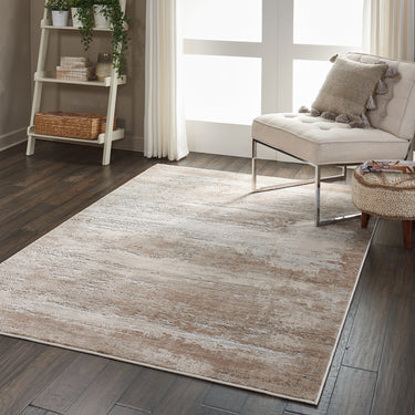 Rustic Textures RUS03 Modern Abstract Rug in Beige