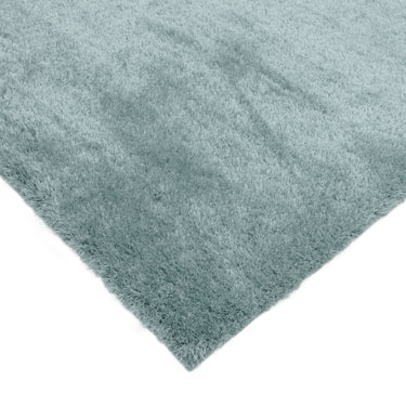 Payton Shaggy Rug Soft Fluffy Living Room Bedroom Silky Shimmer Duck Egg Rug