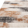 Asiatic London Kuza Lines Terracotta Polypropylene Abstract Textured Distressed Rug 120x170 cm