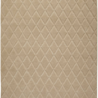Priory PRI103 Geometric 100% Pure New Zealand Wool Hand Made Taupe Rug by Sarah Gare