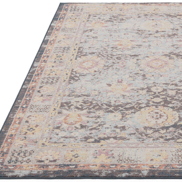 Flores Gita FR03 Traditional Classic Bordered Persian Floral Vintage Rug in Multi