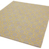 Asiatic London Nexus FL02 Fine Lines Trellis Silver Yellow Hand-Carved Wool Viscose Geometric Rug - Medium 120 x 170 cm (4'x5'6")