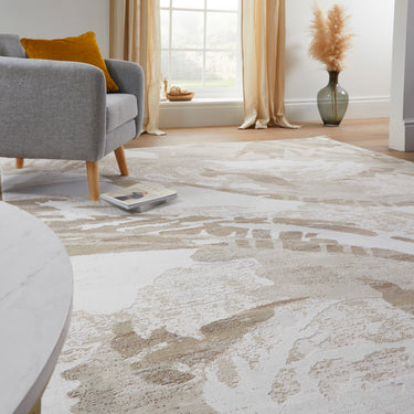 Consept Looms Skyline SK104 Pictorial Ivory Beige Abstract Modern Soft Rug