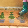 My Coir Topiary Doormat 45x75 cm