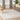 Glitz GLZ03 Frame Soft Silky Ivory Taupe Abstract Geometric Textured Bordered Rug
