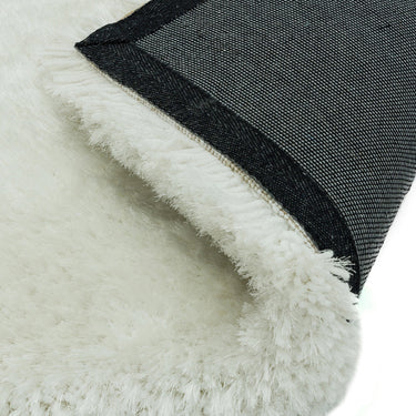 Plush Plain Shaggy High Pile Thick Silky Fluffy Soft Hand Woven White Rug