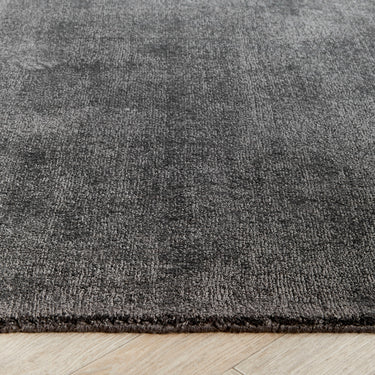 Origins Reef Modern Plain Quality Rug in Dark Grey