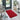 Origins My Red Washable Non-Slip Polypropylene Shaggy Rug - X-Small 60x100 cm (2'x4')