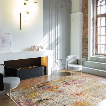 Colores Cloud Pixel CO07 Modern Abstract Rug in Multi Colours
