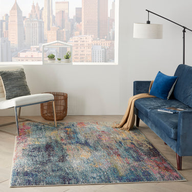 Celestial CES16 Modern Abstract Pictorial Multicolour Rug by Nourison