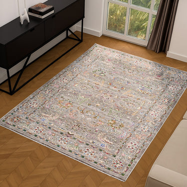 Soujorn Mesa Modern Traditional Vintage Floral Rug, Runner in Multi - Medium 120x170 cm (4'x5'6")