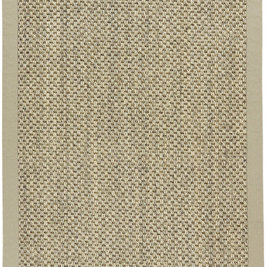 Origins Sisal Border Rug Modern Natural Jute Flatweave Hand Made Rug in Light Beige with Sand Border