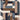 Asiatic London New Matrix Klotski MAX89 Retro Tufted Teal Blue Handmade Wool Abstract Geometric Rug