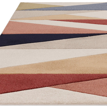 Asiatic London Sketch Segment Retro Soft Living Hand-Carved Jute Polypropylene Abstract Rug