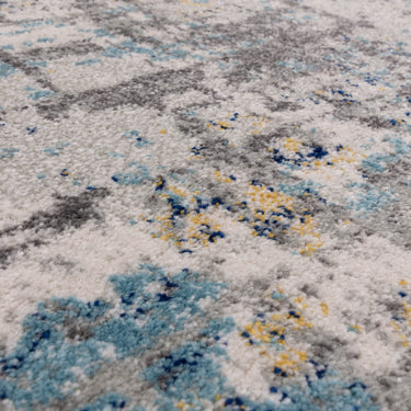 Illusion Blue NV40 Abstract Rug for Modern Bedroom Living Room Rug