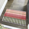 My Nylon Pattern Colour Block Weave Washable Non-Slip Rug