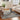 Nourison Rustic Textures RUS10 Ivory Blue Jute Polypropylene Abstract Textured Rug