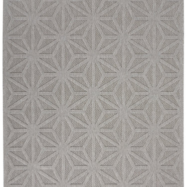 By Cozumel Garden Patio Trellis Living Bathroom Hand-Carved Polypropylene Abstract Geometric Rug
