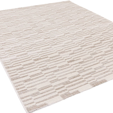 Asiatic London Axel AX02 Lines Cream Polypropylene Textured Scandi Rug